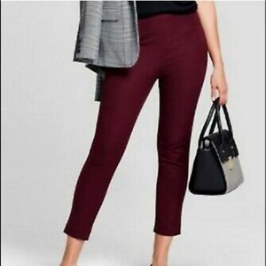 High rise Skinny ankle Side zip